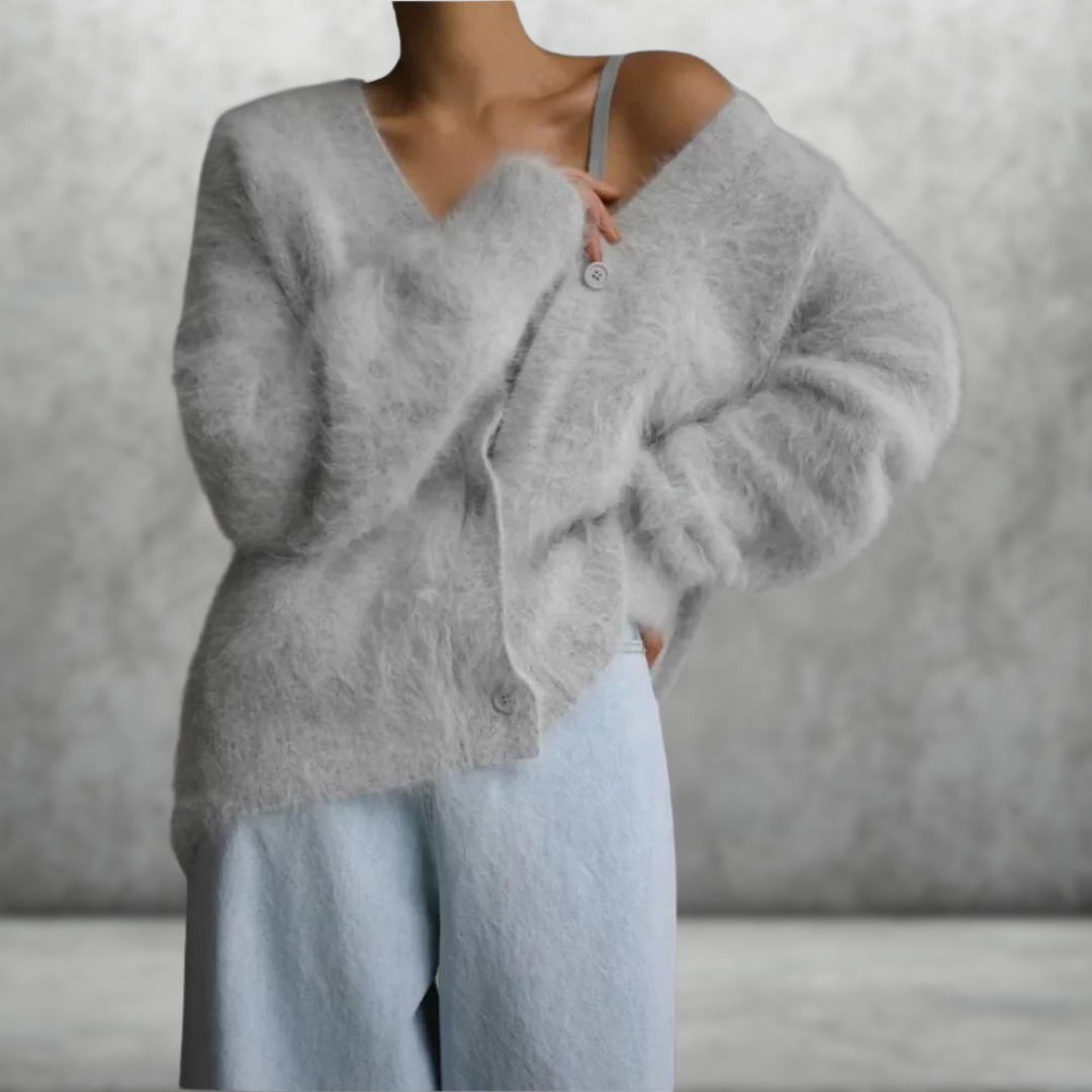Anne™ | Pluche luxe kasjmier vest