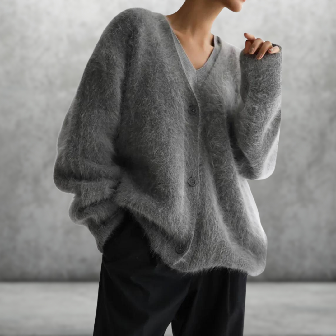 Anne™ | Pluche luxe kasjmier vest