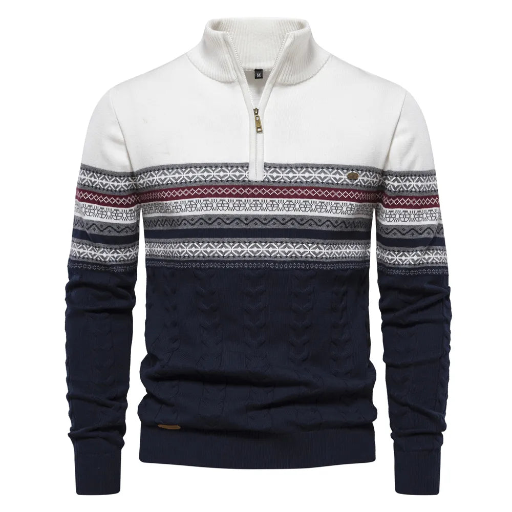 Christiaan™ | Sweater met retropatroon