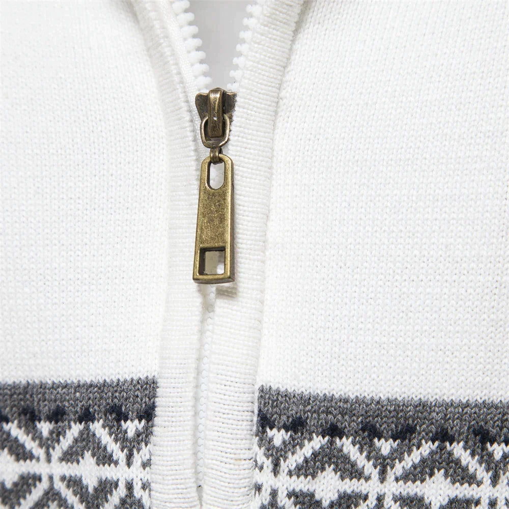 Christiaan™ | Sweater met retropatroon
