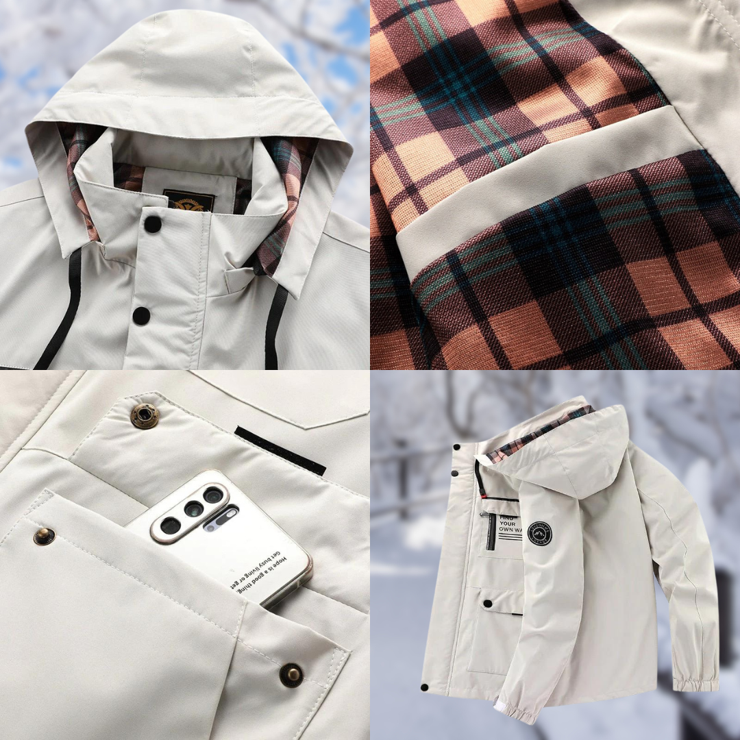 Jens™ | Comfortabel wind- en waterdicht outdoorjack