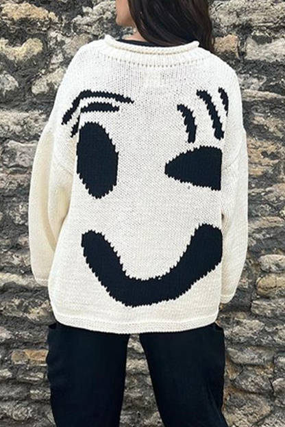 Hailey™ | Trendy Smiley Trui