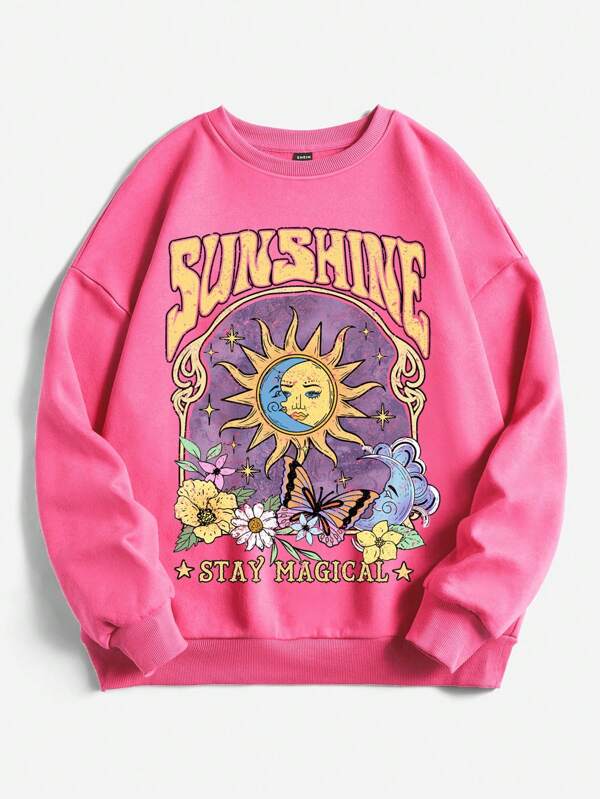 Agnes™ | Oversized casual trui met trendy opdruk