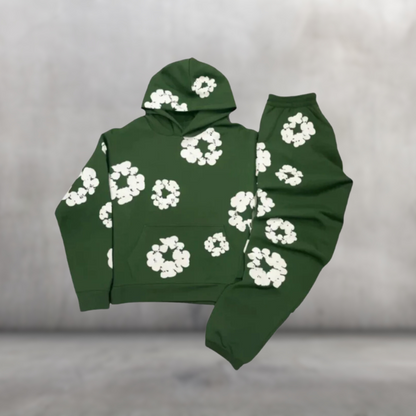 Roos™ | Unisex Viral Bloemen trainingspak met iconische prints