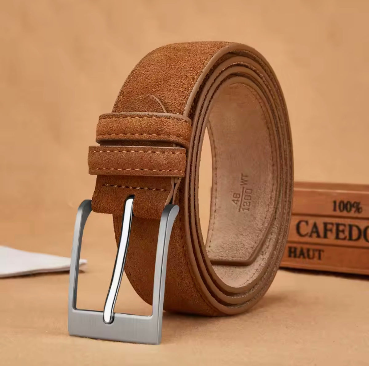Riem™ | Suede riem voor mannen en vrouwen
