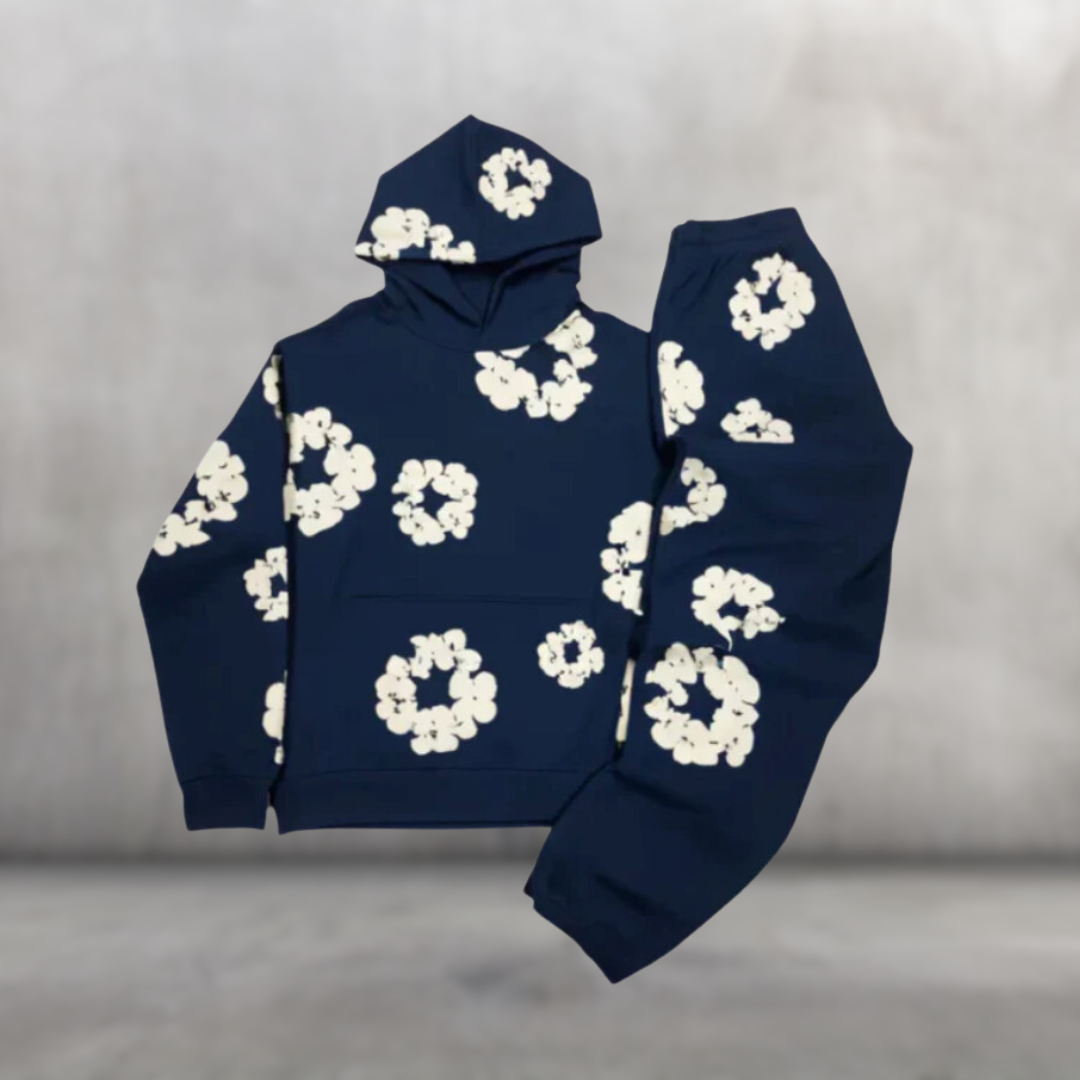 Roos™ | Unisex Viral Bloemen trainingspak met iconische prints