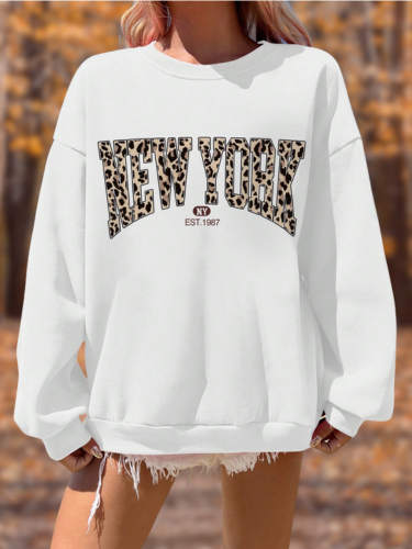 Agnes™ | Oversized casual trui met trendy opdruk