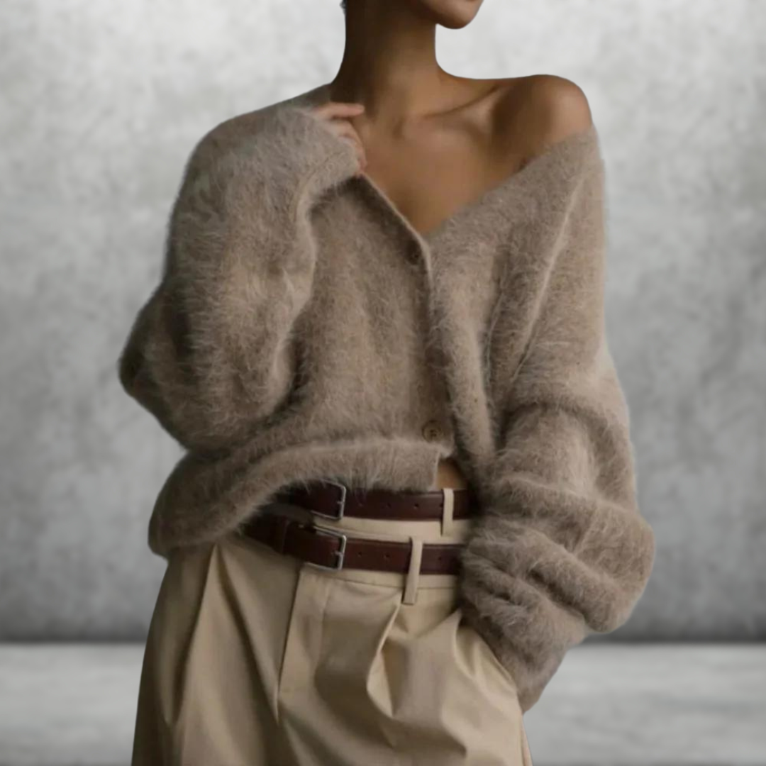 Anne™ | Pluche luxe kasjmier vest