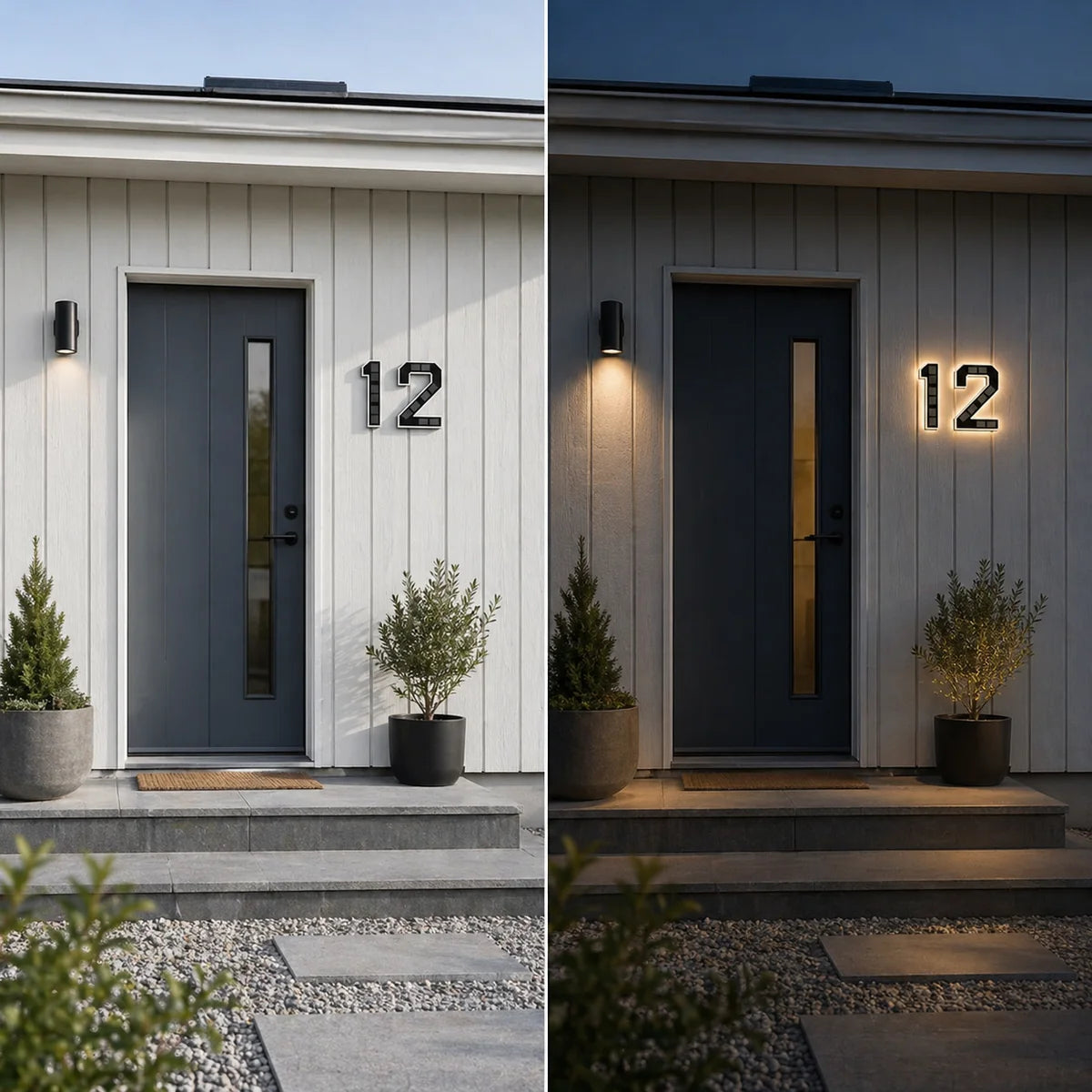 Nummer™ | Huisnummers verlicht op Zonne-energie