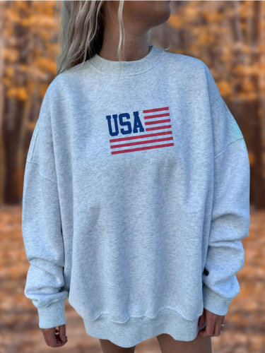 Agnes™ | Oversized casual trui met trendy opdruk