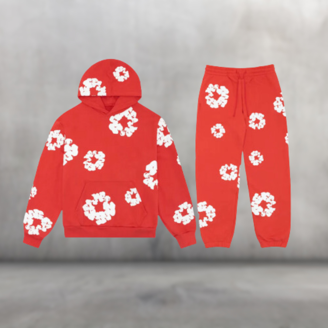 Roos™ | Unisex Viral Bloemen trainingspak met iconische prints
