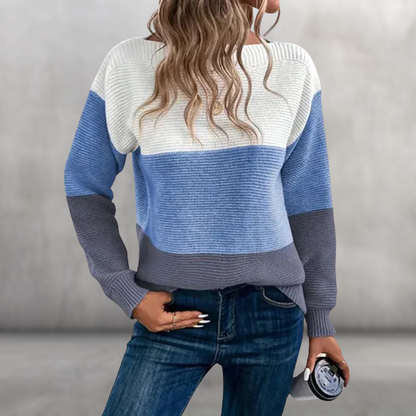 Aimy™ | Trendy Kleurblok Trui
