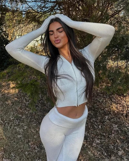 Cindy™ | Gebreide dames comfort set