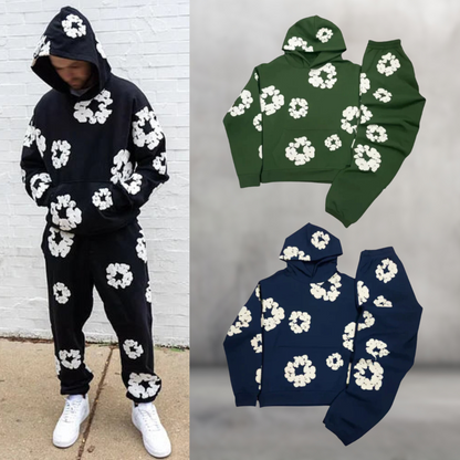 Roos™ | Unisex Viral Bloemen trainingspak met iconische prints