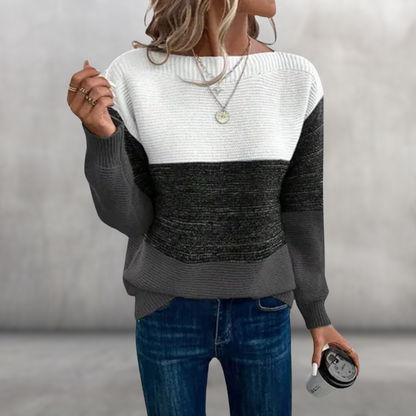 Aimy™ | Trendy Kleurblok Trui