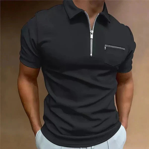 Ramon™ | Luxe Polo met ritssluiting