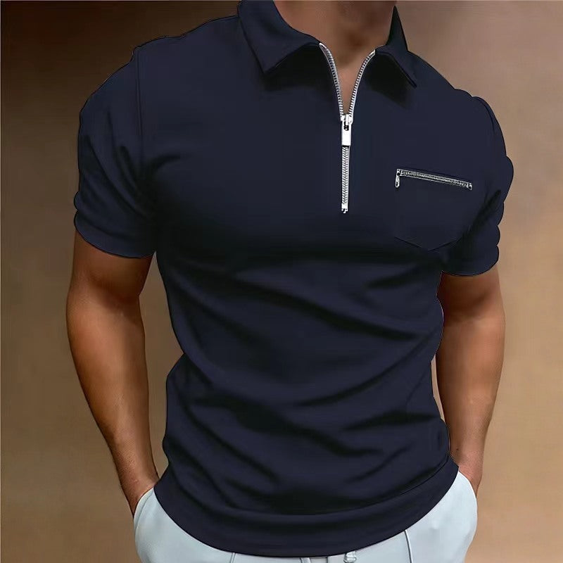 Ramon™ | Luxe Polo met ritssluiting