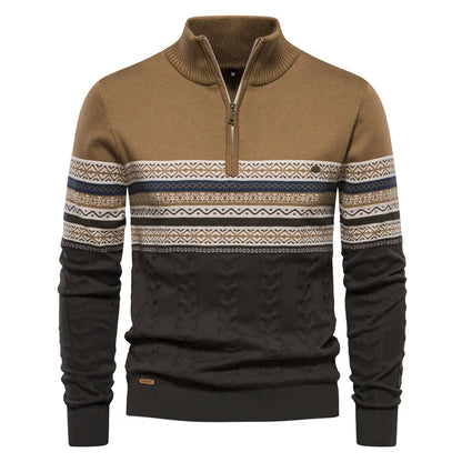 Christiaan™ | Sweater met retropatroon