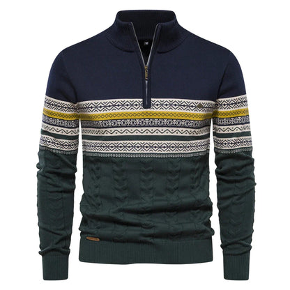 Christiaan™ | Sweater met retropatroon