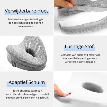 Teun™️ | Steunkussen voor vloeiende nachten en pijnvrije dagen
