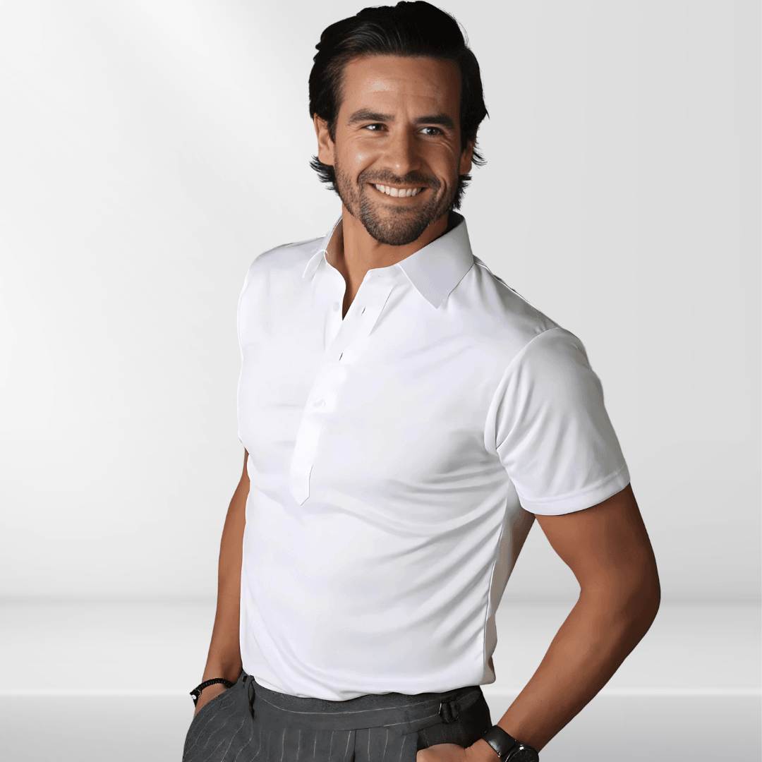 Lorenzo™ | Luxe polo met kraag