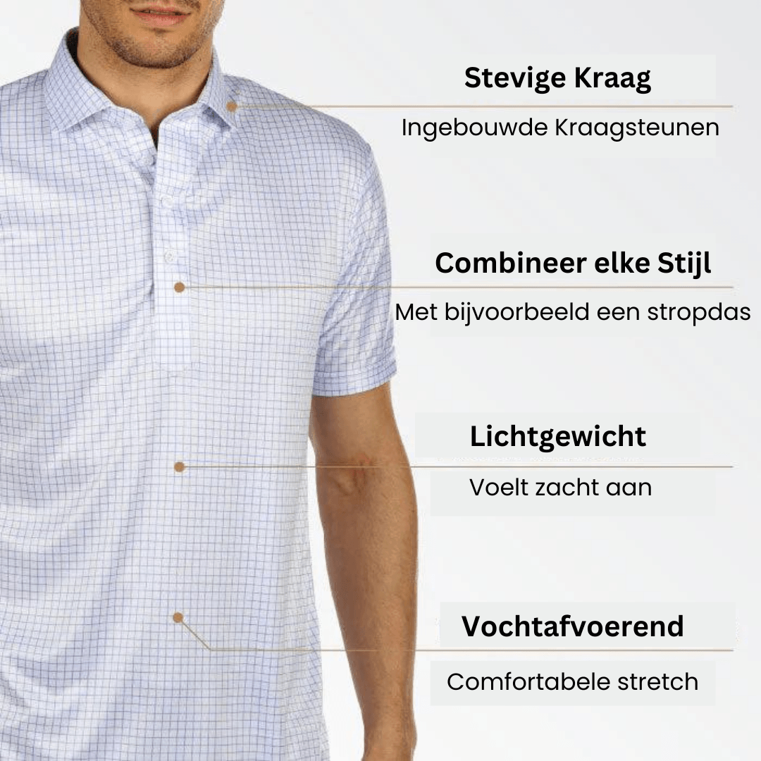 Lorenzo™ | Luxe polo met kraag