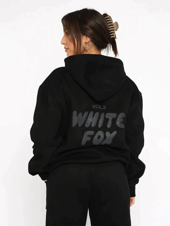 Luna™ | White Fox loungeset: Hoodie en Joggingbroek